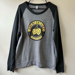 Alternative Earth Brewfontaine "The Tap of Ohio" Crewneck Raglan Sweatshirt XL